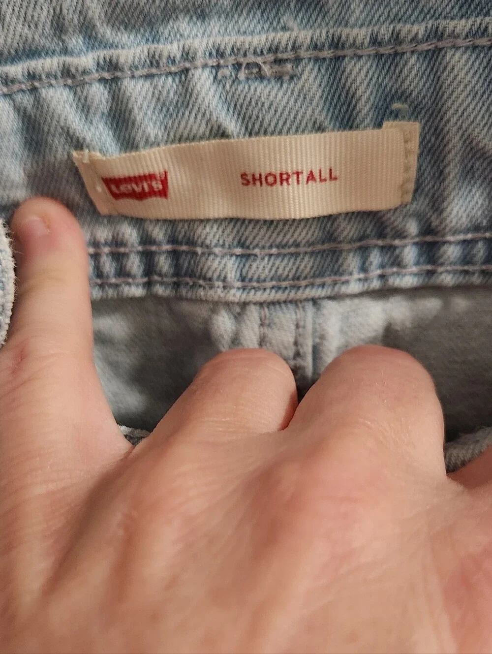 Levi's Girls Denim Shortall With Rainbow Strap Suspenders , Size 12 R